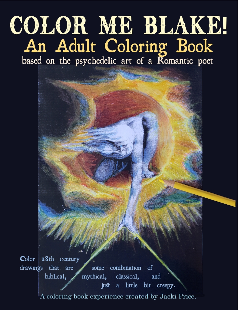 Cover of COLOR ME BLAKE! AN ADULT COLORING BOOK by Jacki Price.